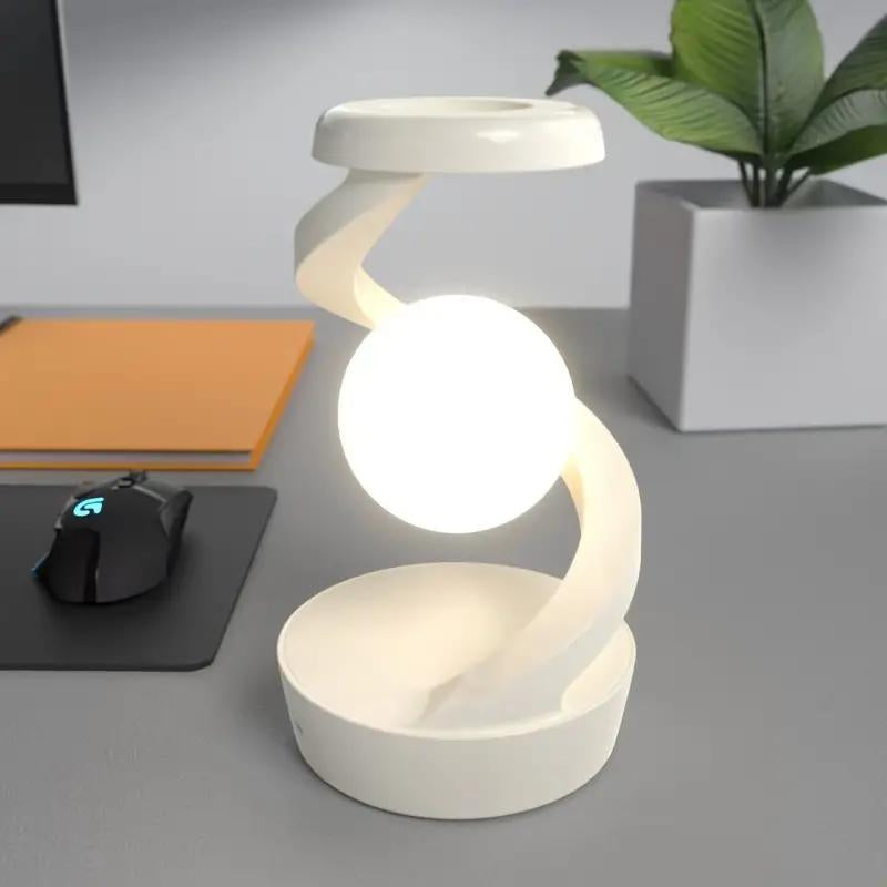Motion Sensor LED Night Lamp Floating Rechargeable Bedside Table Lamp Cordless Touch Control Dimmable Ambient Light for Bedroom Nursery