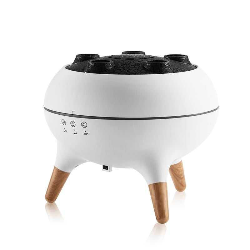 Dynamic Jellyfish-Shaped Aroma Diffuser & Essential Oil Diffuser, Cool Mist Humidifier Lamp Diffuser with 7-Color LED Light, Remote White Noise Player & Aromatherapy Machine