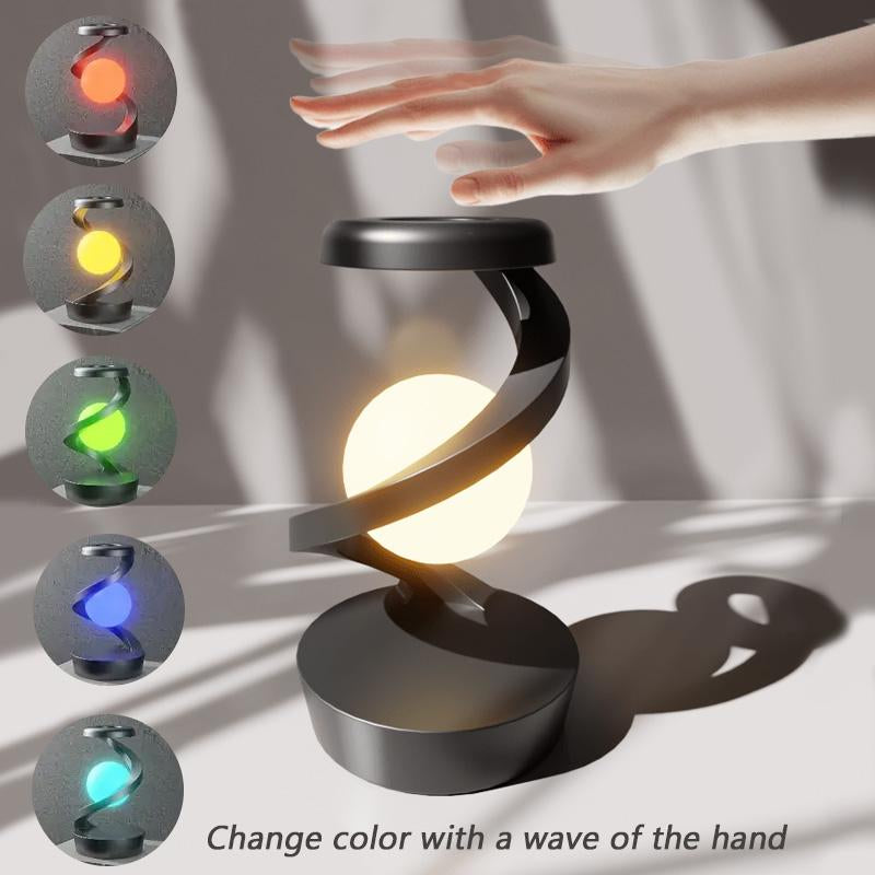 Motion Sensor LED Night Lamp Floating Rechargeable Bedside Table Lamp Cordless Touch Control Dimmable Ambient Light for Bedroom Nursery