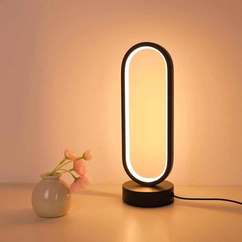 USB Powered LED Desk Lamp, 3-Color Dimming Ambient Desk Light, Eye Protector LED Desk Lamp for Home Office Bedroom Study Room, Led Table Lamp