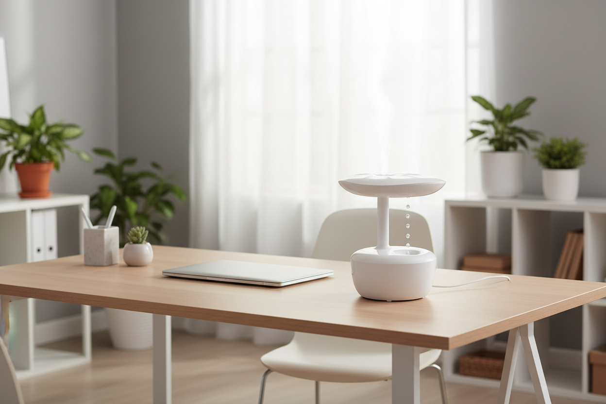 Anti-Gravity Mist en oficina moderna