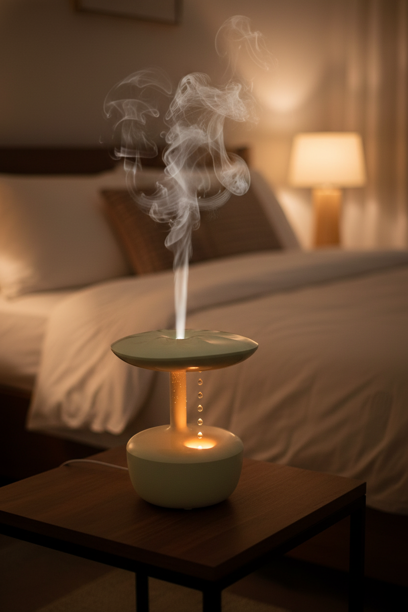 Humidificador con luz nocturna